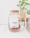 Set of 2 Giant 3000 cm3 Glass Jars with Cork Lid 6