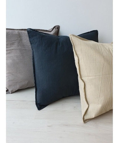 Metzi Deco Pillowcase 60x40 cm in Tusor with Flap 1