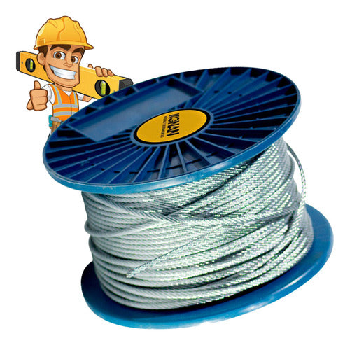 Cable De Acero Galvanizado 1x19 1,5mm 200 Mts Konan 0