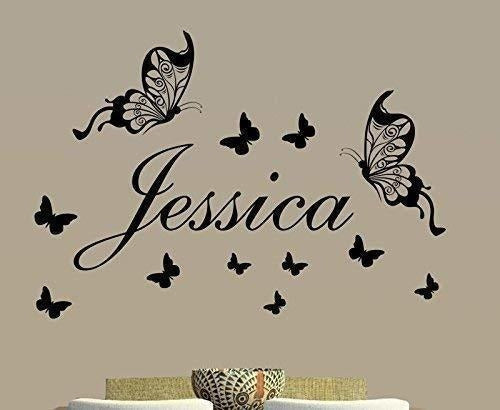 Vinilo Decorativo Pared [1f9zgqte] Jessica Nombre 4