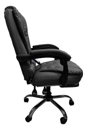 Lumax Miles Executive Chair with Massage and Premium Footrest Offer 0