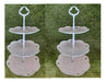 Mym Ventas Set of 2 Tiered Cupcake Stands - 3 Levels 1