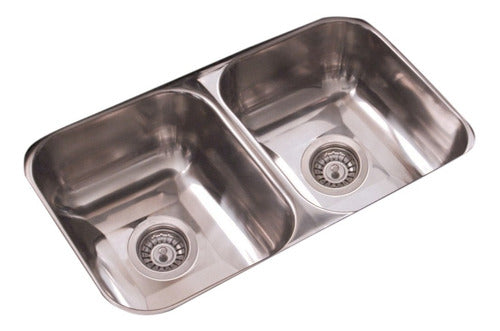 Johnson Double Kitchen Sink Stainless Steel C28/18 0