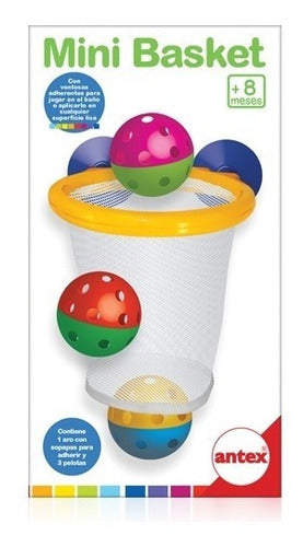 Mini Basquet Set De Baño Para Bebe Original Antex 0