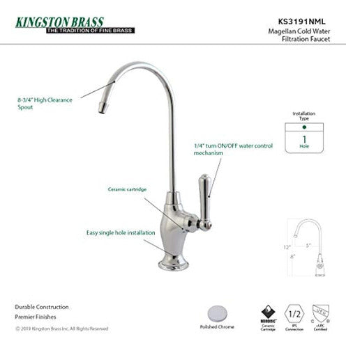 Kb Magellan 14-Inch Water Filtration Faucet KS3191 3