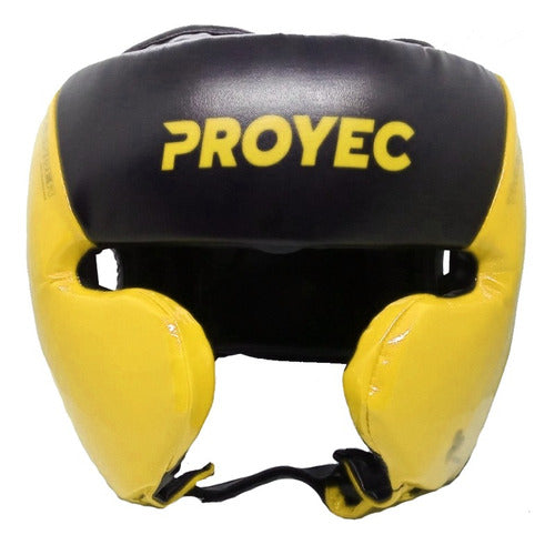 Proyec Boxing Headgear with Cheek and Neck Protection MMA Muay Thai Impact Kick 42