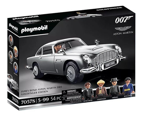 Juego Playmobil James Bond 007 Aston Martin Db5 54pcs Febo 0