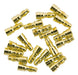 10 Pares De 3,5 Mm Bala Plateado Oro Banana Conector Para Ba 5