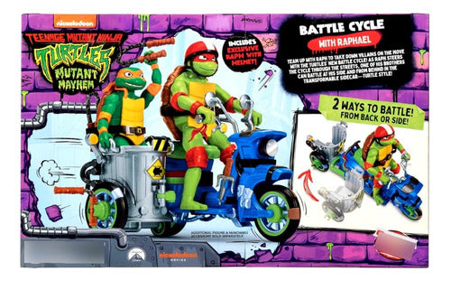 Teenage Mutant Ninja Turtles Battle Cycle Set Figure With Vehicle by Delmy 3