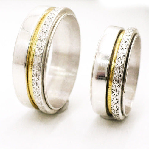 Entre Joyas Wedding Bands Silver 925 and Gold Commitment Rings 4