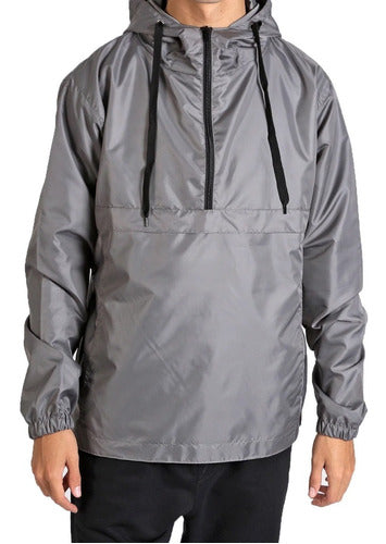 Chelsea Market Men's New Fury Windbreaker Anorak with Hood 1