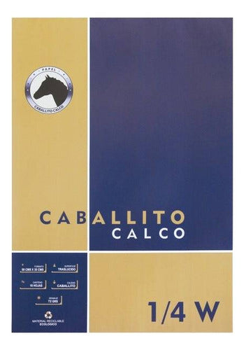 Caballito Block Papel Calco 1/4 Watman 0