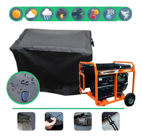 Lüsqtoff Premium Generator Cover Funda Cubre Generador Electrico 1ogf-4 Impermeable 0