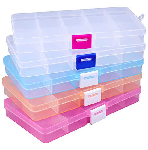 Lawei Plastic Jewelry Box, Pack of 15 - Storage Organizer Box 3