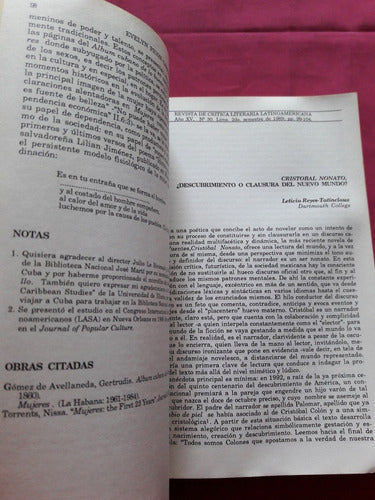 Revista De Critica Literaria Latinoamericana Nº 30 Año 1989 3