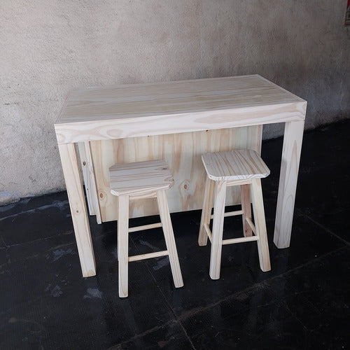 Breakfast Nook with Two Stools 1