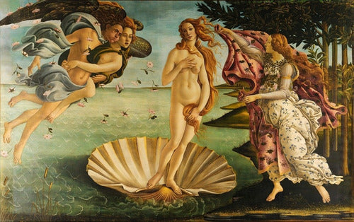 Botticelli The Birth of Venus Canvas Print 50x100 0