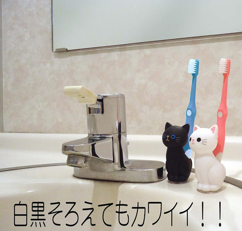 Meiho Cat Black Toothbrush Stand ME185 3