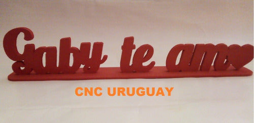 Nombre En Madera Pintadas  Mdf 16cm Cumpleaños - Decoración 5