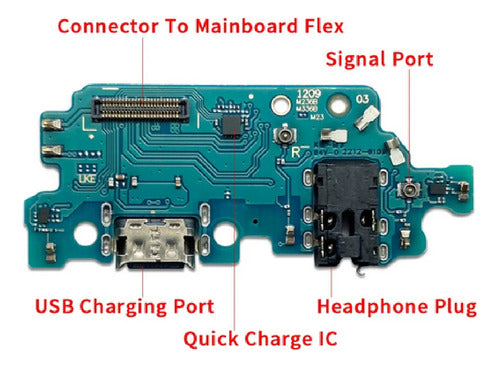 TEKNOPLAY USB Pin Plate + Microphone Fast Charge for Samsung M23 5G SM-M236 2