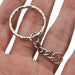 Keyring Blanks Joyas Llaveros Silver Tone Findings Split 2