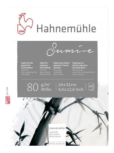 Hahnemühle Block Sumi-e 24x32 80g 20h 0