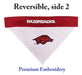 Pets First Collegiate Reversible Bandana - Arkansas Razorbacks, Small/Medium 1