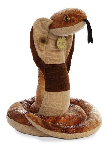 Peluche Aurora Cobra Realista Serpiente Juguete Febo 0