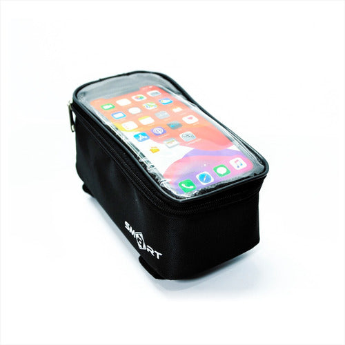 Smart Front Frame Bag for Bicycles with Smartphone Holder A1 0