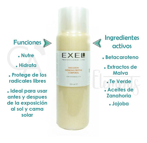 Exel Hydronutritive Body Cream 250 ml 3