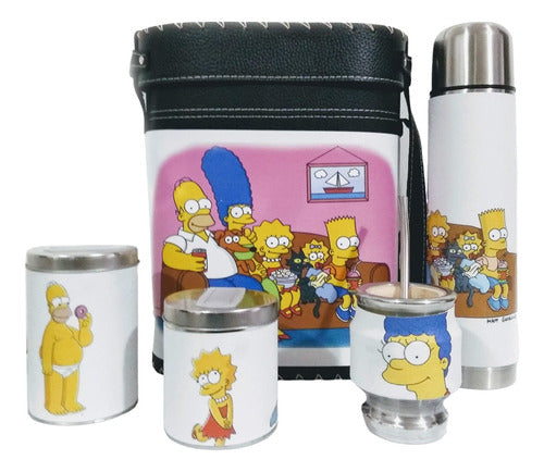 The Simpsons Mate Set Complete Kit Thermos 1L 0