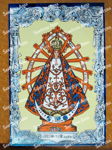 Genérica Mayólica De Cerámica - Virgen De Luján 30 X 45 Cm 0