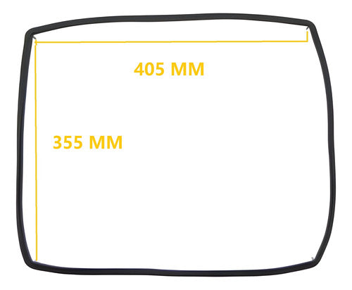 Burlete Puerta Horno Pauna Cerrado 405 X 355 Mm 1