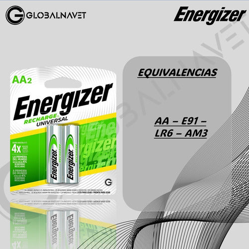 Energizer Rechargeable AA Battery 2000mAh - Pack of 4 7