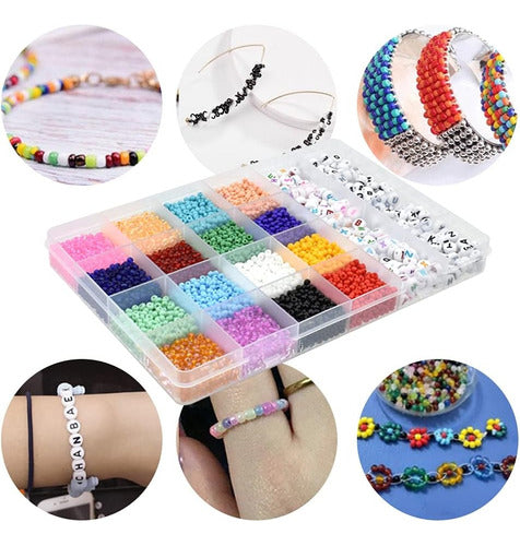 Kit Para Manualidades Pulseras, Collares Ideal Regalo Barril 0