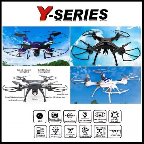 Drone with HD Camera Voice Control Remote and Lights 1
