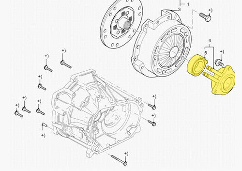 Ford Crapodina De Desembrague Focus Ii De 11/2009 - 8/2013 0