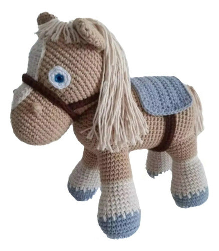 Original - Apalala Tejidos - Crochet Pattern - Percheron Horse 0