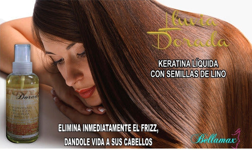 Bellamax Liquid Keratin Shock Lluvia Dorada - 500ml 2