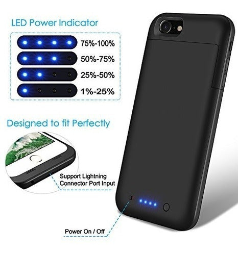 Funda De Batería Para iPhone 6 Plus 6s Plus 6800mah Aexpower 1