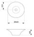 Piazza Round Countertop Sink A001 5