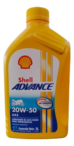 Aceite Moto Shell Ax5 Mineral 20w-50 Oferta Agrobikes 0