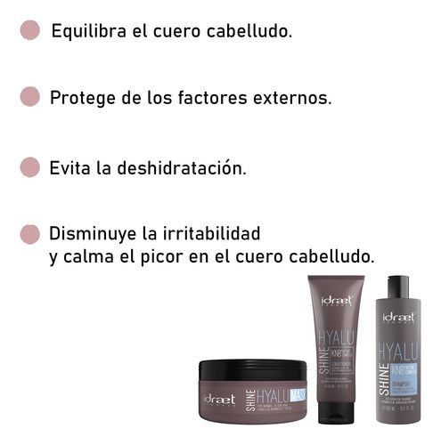 Idraet Tratamiento Capilar Acido Hialuronico Anti Frizz 1