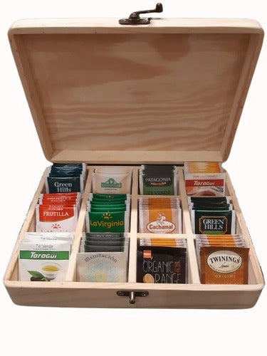 Patagonia White Tea Box with 12 Compartments 0