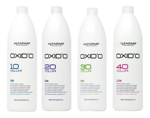 Alfaparf Oxid'0 Cream Developer 1 Liter 10/20/30 or 40 Vol 0