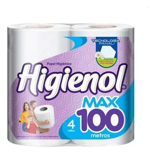 Higienol Max Pack Toilet Paper Single Sheet 100 Meters 2