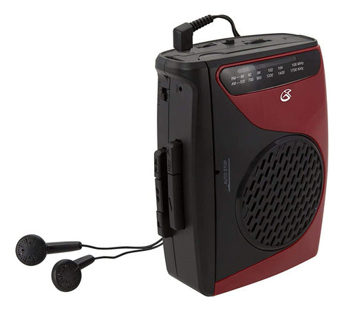 GPX Portable Cassette Player, 3.54 x 1.57 x 4.72 in 0