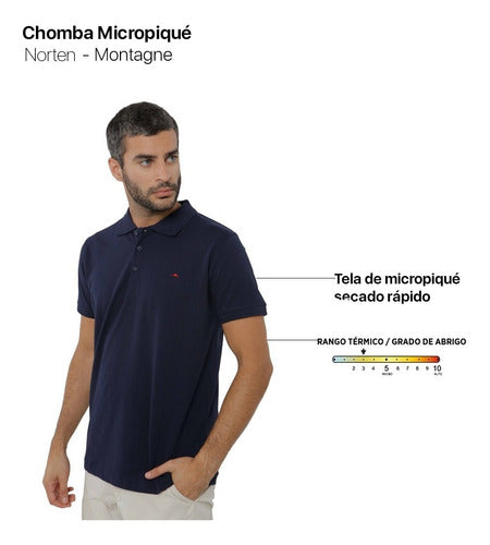 Montagne Norten Men's Cotton Polo Shirt 1