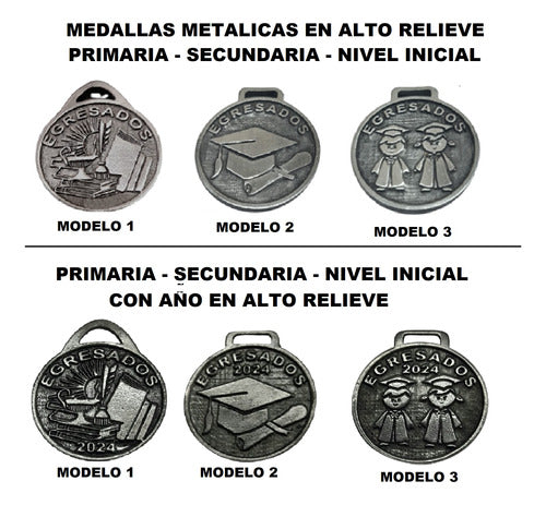 RM 80 Medallas Egresados Sin Cinta 2