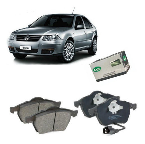 Lpr Front Brake Pads VW Bora 1.8T 2012 0